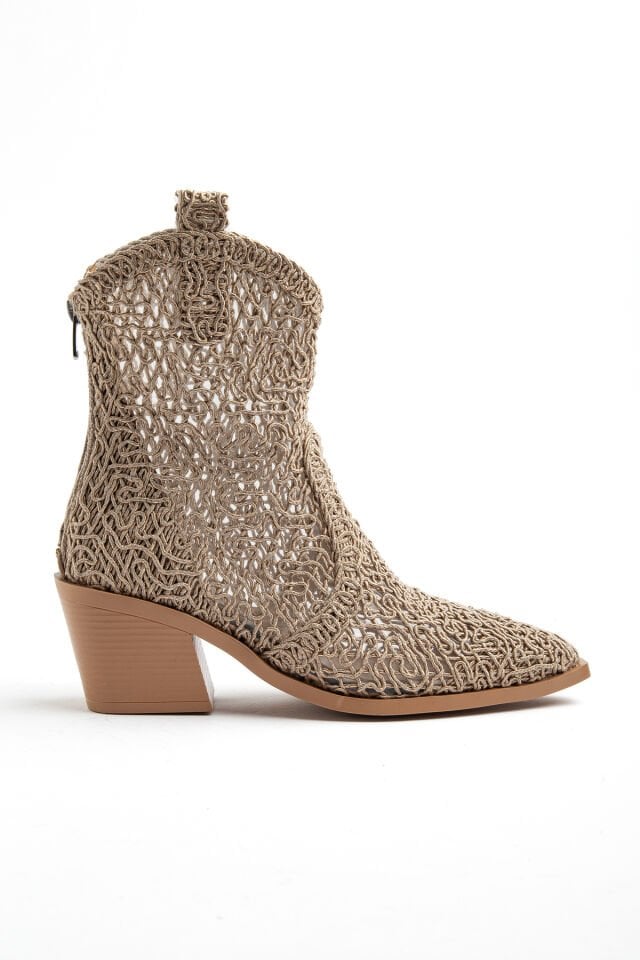 Nude Dantel Western Kovboy Bot 8110